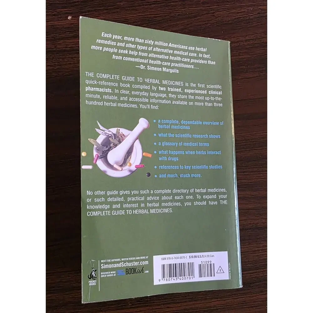 The Complete Guide To Herbal Medicines - Mass Market Paperback - GOOD